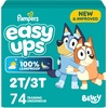 image:imageEasy Ups Girls amp Boys Potty Training Pants Size 5 3T4T 22 Count Bluey Absorbent Training Underwear Up to 100 Leakproof Day and Night Hypoallergenic2T3T