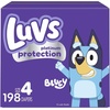 image:imageLuvs Diapers  Size 4 84 Count Bluey Platinum Protection Baby DiaperSize 4