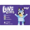 image:imageLuvs Diapers  Size 4 84 Count Bluey Platinum Protection Baby DiaperSize 4