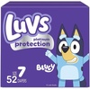 image:imageLuvs Diapers  Size 4 84 Count Bluey Platinum Protection Baby DiaperSize 7