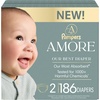 image:imagePampers Amore Size 1 814 lbs 198 Count Our Best Diaper  Hypoallergenic amp Fragrance Free Up to 100 Leakproof Soft as CashmereSize 2
