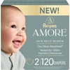 image:imagePampers Amore Size 1 814 lbs 198 Count Our Best Diaper  Hypoallergenic amp Fragrance Free Up to 100 Leakproof Soft as CashmereSize 2