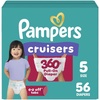image:imagePampers Diapers  Cruisers 360  Size 4 64 Count Babyproof up to 100 Leakproof PullOn DiaperSize 5