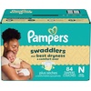 image:imagePampers Swaddlers Diapers Size 5 2037 lbs 132 Count Hypoallergenic Absorbent Keeps Baby Dry and Comfortable Skin Safe Disposable Baby DiaperNewborn