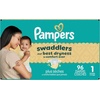 image:imagePampers Swaddlers Diapers Size 5 2037 lbs 132 Count Hypoallergenic Absorbent Keeps Baby Dry and Comfortable Skin Safe Disposable Baby DiaperSize 1
