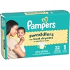 image:imagePampers Swaddlers Diapers Size 5 2037 lbs 132 Count Hypoallergenic Absorbent Keeps Baby Dry and Comfortable Skin Safe Disposable Baby DiaperSize 1