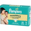 image:imagePampers Swaddlers Diapers Size 5 2037 lbs 132 Count Hypoallergenic Absorbent Keeps Baby Dry and Comfortable Skin Safe Disposable Baby DiaperSize 1