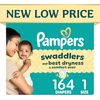 image:imagePampers Swaddlers Diapers Size 5 2037 lbs 132 Count Hypoallergenic Absorbent Keeps Baby Dry and Comfortable Skin Safe Disposable Baby DiaperSize 1
