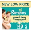 image:imagePampers Swaddlers Diapers Size 5 2037 lbs 132 Count Hypoallergenic Absorbent Keeps Baby Dry and Comfortable Skin Safe Disposable Baby DiaperSize 2
