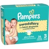 image:imagePampers Swaddlers Diapers Size 5 2037 lbs 132 Count Hypoallergenic Absorbent Keeps Baby Dry and Comfortable Skin Safe Disposable Baby DiaperSize 3