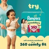 image:imagePampers Swaddlers Diapers Size 5 2037 lbs 132 Count Hypoallergenic Absorbent Keeps Baby Dry and Comfortable Skin Safe Disposable Baby DiaperSize 3