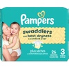 image:imagePampers Swaddlers Diapers Size 5 2037 lbs 132 Count Hypoallergenic Absorbent Keeps Baby Dry and Comfortable Skin Safe Disposable Baby DiaperSize 3