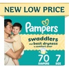 image:imagePampers Swaddlers Diapers Size 5 2037 lbs 132 Count Hypoallergenic Absorbent Keeps Baby Dry and Comfortable Skin Safe Disposable Baby DiaperSize 7
