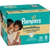 image:imagePampers Swaddlers Diapers Size 5 2037 lbs 132 Count Hypoallergenic Absorbent Keeps Baby Dry and Comfortable Skin Safe Disposable Baby DiaperSize 8
