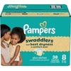 image:imagePampers Swaddlers Diapers Size 5 2037 lbs 132 Count Hypoallergenic Absorbent Keeps Baby Dry and Comfortable Skin Safe Disposable Baby DiaperSize 8