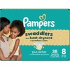 image:imagePampers Swaddlers Diapers Size 5 2037 lbs 132 Count Hypoallergenic Absorbent Keeps Baby Dry and Comfortable Skin Safe Disposable Baby DiaperSize 8
