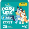 image:imageEasy Ups Girls amp Boys Potty Training Pants Size 5 3T4T 22 Count Bluey Absorbent Training Underwear Up to 100 Leakproof Day and Night Hypoallergenic2T3T