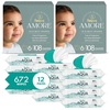 image:imageNEW Pampers Amore Size 1 814 lbs 198 Count Our Best Diaper  Pampers Baby Wipes Aqua Pure 99 WaterBased Wipes Hypoallergenic and Unscented Infant Wipe 672 Total 12 FlipTop PacksSize 6  12x