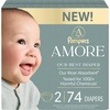 image:imagePampers Amore Size 1 814 lbs 198 Count Our Best Diaper  Hypoallergenic amp Fragrance Free Up to 100 Leakproof Soft as CashmereSize 2