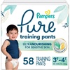 image:imagePampers Pure Protection Training Underwear Unisex Size 3T4T 58 Count Premium Hypoallergenic Soft Absorbent3T4T