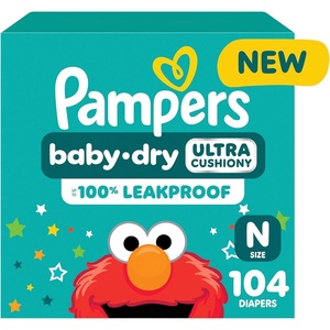 image:imagePampers Diapers  Baby Dry  Size 7 108 Count Absorbent Disposable Infant Diaper Packaging May VaryNewborn
