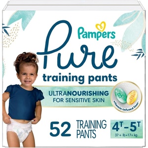 image:imagePampers Pure Protection Training Underwear Unisex Size 3T4T 58 Count Premium Hypoallergenic Soft Absorbent4T5T