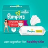image:imageDiapers Size 5 128 Count and Baby Wipes  Pampers Pull On Cruisers 360 Fit Baby Diapers with Stretchy Waistband ONE MONTH SUPPLY with Sensitive Wipes 6X PopTops 336 Count Packaging May VarySize 3