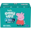 image:imageEasy Ups Girls amp Boys Potty Training Pants Size 4 2T3T 74 Count Peppa Pig Absorbent Training Underwear Up to 100 Leakproof Day and Night Hypoallergenic5T6T