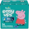 image:imageEasy Ups Girls amp Boys Potty Training Pants Size 4 2T3T 74 Count Peppa Pig Absorbent Training Underwear Up to 100 Leakproof Day and Night Hypoallergenic4T5T