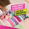 image:imageNinjamas Girls Bedwetting Nighttime Underwear Pampers Pull Ups Size L 6495 lbs 68 Count Overnight Underwear Kids Ultra Absorbent HypoallergenicLarge