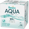 image:imagePampers Aqua Pure Baby Wipes 99 Water Fragrance Free Unscented Water Based MultiUse 672 Wipes Total 12X FlipTop Packs Packaging May Vary56 Count Pack of 8