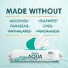 image:imagePampers Aqua Pure Baby Wipes 99 Water Fragrance Free Unscented Water Based MultiUse 672 Wipes Total 12X FlipTop Packs Packaging May Vary56 Count Pack of 12