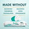 image:imagePampers Aqua Pure Baby Wipes 99 Water Fragrance Free Unscented Water Based MultiUse 672 Wipes Total 12X FlipTop Packs Packaging May Vary56 Count Pack of 8