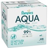 image:imagePampers Aqua Pure Baby Wipes 99 Water Fragrance Free Unscented Water Based MultiUse 672 Wipes Total 12X FlipTop Packs Packaging May Vary56 Count Pack of 8