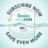 image:imagePampers Aqua Pure Baby Wipes 99 Water Fragrance Free Unscented Water Based MultiUse 672 Wipes Total 12X FlipTop Packs Packaging May Vary56 Count Pack of 16