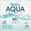 image:imagePampers Aqua Pure Baby Wipes 99 Water Fragrance Free Unscented Water Based MultiUse 672 Wipes Total 12X FlipTop Packs Packaging May Vary56 Count Pack of 8