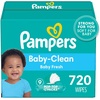 image:imagePampers Baby Wipes Complete Clean Baby Fresh Scented Wipe Gently Cleans Head to Toe 864 Total 12 FlipTop PacksBaby Fresh