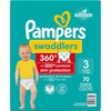 image:imagePampers Diapers  Swaddlers 360  Size 3 156 Count up to 100 Leakproof Comfy Dry Fit Designed for Easy Changes Pull On Baby Diaper Packaging May VarySize 3