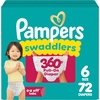 image:imagePampers Diapers  Swaddlers 360  Size 3 156 Count up to 100 Leakproof Comfy Dry Fit Designed for Easy Changes Pull On Baby Diaper Packaging May VarySize 6