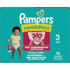 image:imagePampers Diapers  Swaddlers 360  Size 3 156 Count up to 100 Leakproof Comfy Dry Fit Designed for Easy Changes Pull On Baby Diaper Packaging May VarySize 3