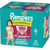 image:imagePampers Diapers  Swaddlers 360  Size 3 156 Count up to 100 Leakproof Comfy Dry Fit Designed for Easy Changes Pull On Baby Diaper Packaging May VarySize 6