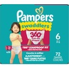 image:imagePampers Diapers  Swaddlers 360  Size 3 156 Count up to 100 Leakproof Comfy Dry Fit Designed for Easy Changes Pull On Baby Diaper Packaging May VarySize 6