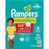 image:imagePampers Diapers  Swaddlers 360  Size 3 156 Count up to 100 Leakproof Comfy Dry Fit Designed for Easy Changes Pull On Baby Diaper Packaging May VarySize 4