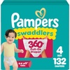 image:imagePampers Diapers  Swaddlers 360  Size 3 156 Count up to 100 Leakproof Comfy Dry Fit Designed for Easy Changes Pull On Baby Diaper Packaging May VarySize 4