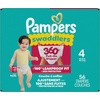 image:imagePampers Diapers  Swaddlers 360  Size 3 156 Count up to 100 Leakproof Comfy Dry Fit Designed for Easy Changes Pull On Baby Diaper Packaging May VarySize 4