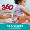 image:imagePampers Pull On Cruisers 360 Fit Disposable Baby Diapers Size 4 144 Count with Free amp Gentle Baby Wipes 12 FlipTop Packs 936 Wipes TotalSize 3