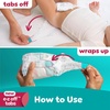 image:imagePampers Pull On Cruisers 360 Fit Disposable Baby Diapers Size 4 144 Count with Free amp Gentle Baby Wipes 12 FlipTop Packs 936 Wipes TotalSize 3