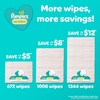 image:imagePampers Pull On Cruisers 360 Fit Disposable Baby Diapers Size 6 2 Months Supply 2 x 104 Count with Sensitive Water Based Baby Wipes 12X Multi Pack PopTop and Refill 1008 CountSize 6  12x