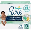 image:imagePampers Pure Baby Diapers Size 5 27 lbs 132 Up to 100 Leakproof Premium Hypoallergenic Soft DiapersNewborn