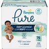 image:imagePampers Pure Baby Diapers Size 5 27 lbs 132 Up to 100 Leakproof Premium Hypoallergenic Soft DiapersNewborn
